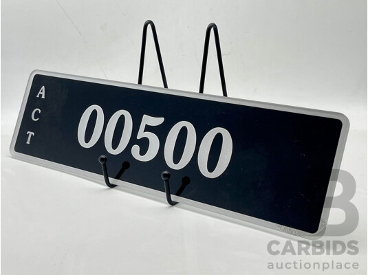 ACT 5-Character Number Plate - OO500