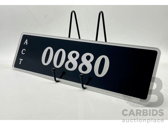 ACT 5-Character Number Plate - OO880