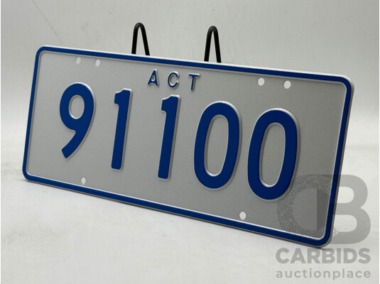 ACT 5-Digit Number Plate - 91100