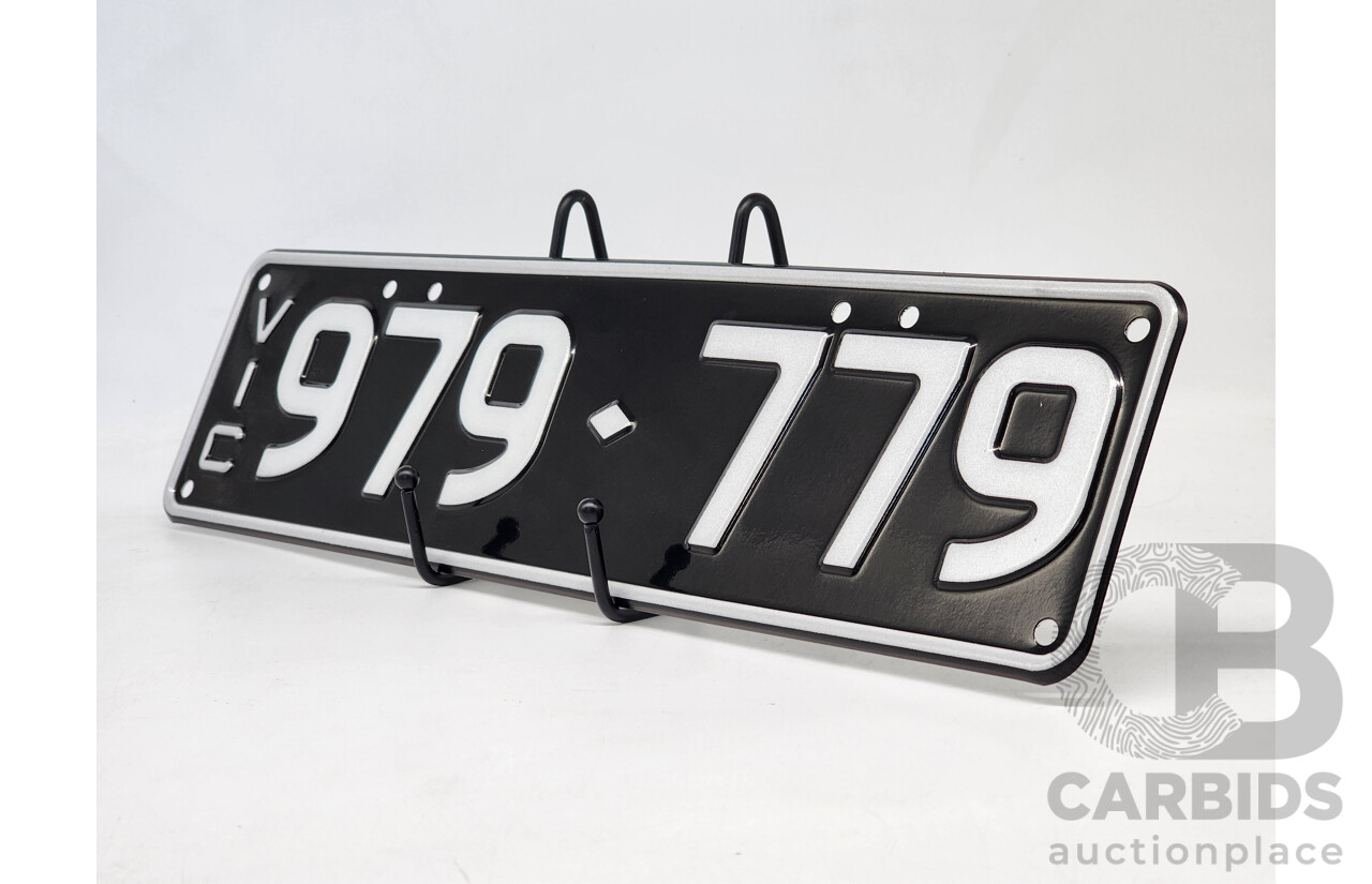 Victorian VIC Custom 6 - Digit Numerical Number Plate 979.779