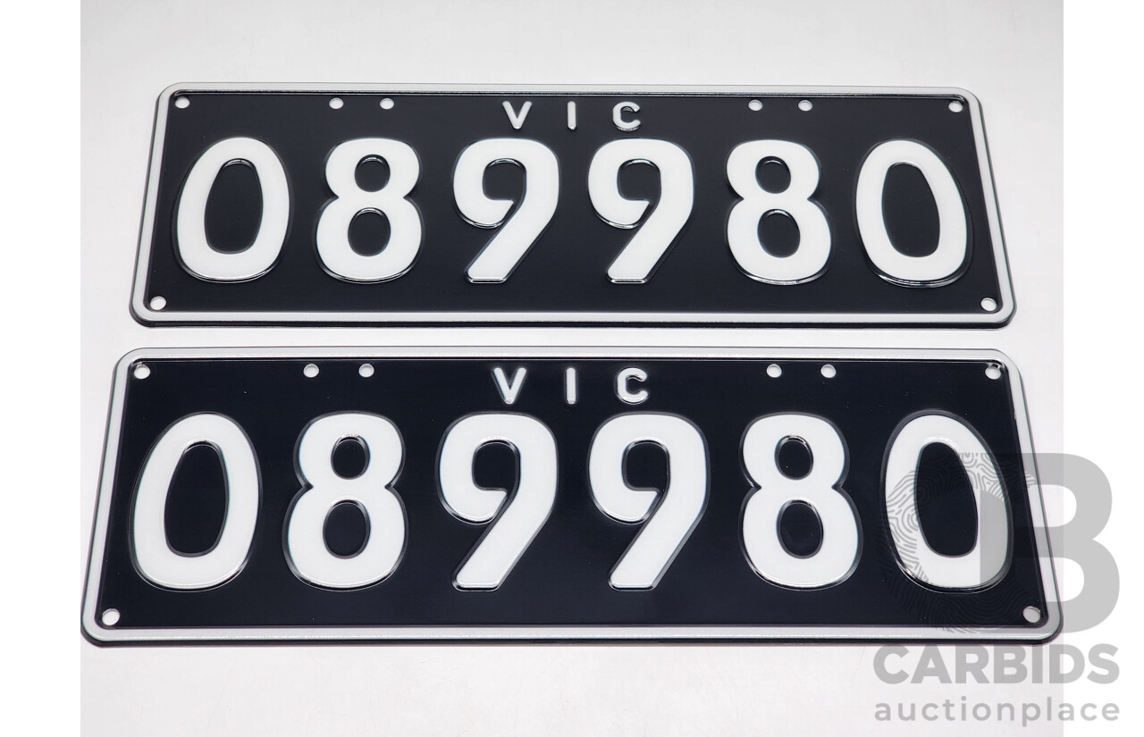 Victorian VIC Custom 6 - Digit Alpha/Numeric Number Plate 089.980