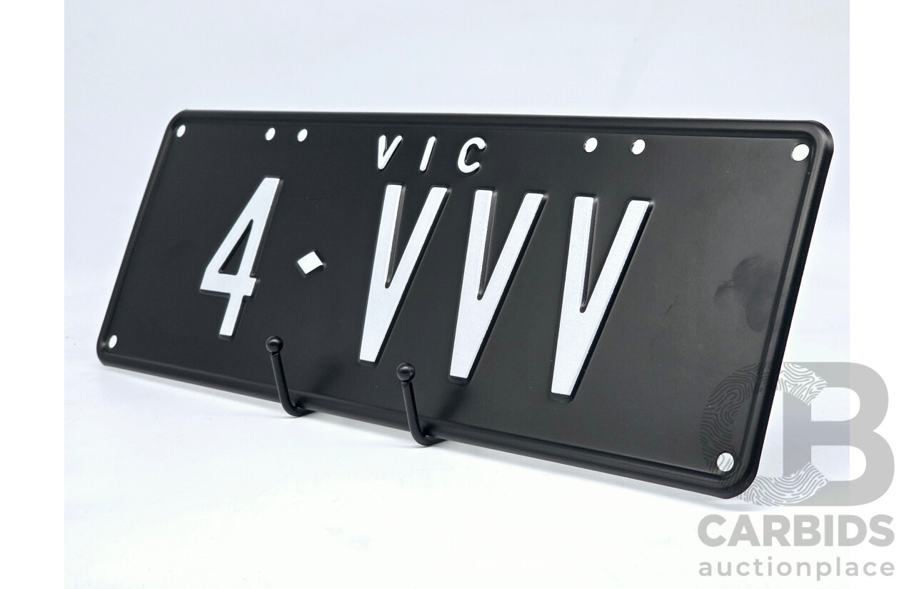 Victorian VIC Custom 4 - Digit Alpha/Numeric Number Plate 4.VVV