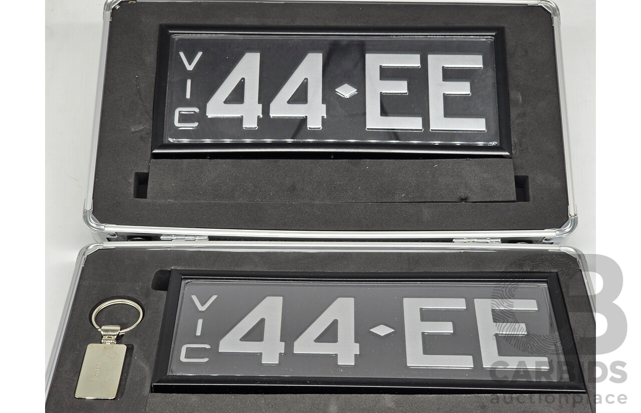 Victorian VIC Signature Plate - Number Plate 44.EE