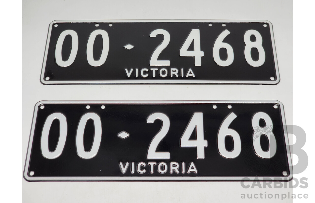 Victorian VIC Custom 6 - Digit Number Plate 00.2468