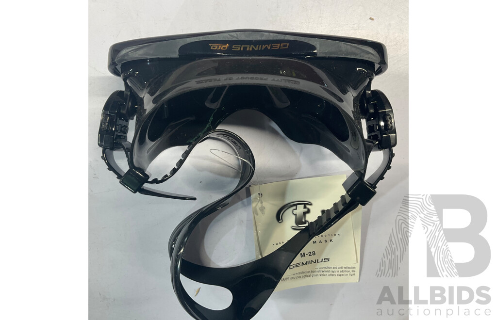 TUSA Geminus Mask (M-28QB MS) - ORP $149.00