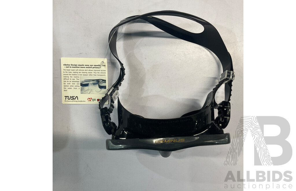 TUSA Geminus Mask (M-28QB MS) - ORP $149.00