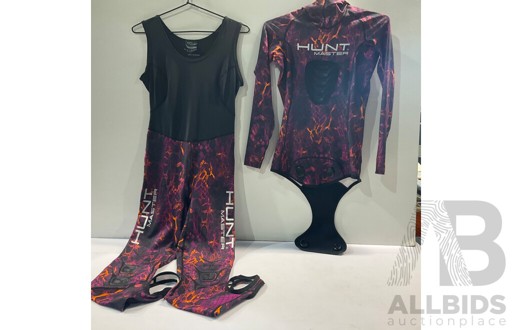 HUNT MASTER  Huntress Wetsuit 1.5mm - Pink Camo - Size 5 (L) -  ORP $399.00