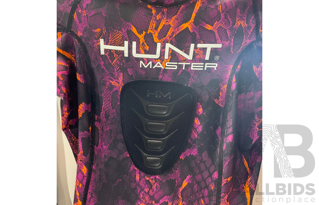 HUNT MASTER  Huntress Wetsuit 1.5mm - Pink Camo - Size 5 (L) -  ORP $399.00