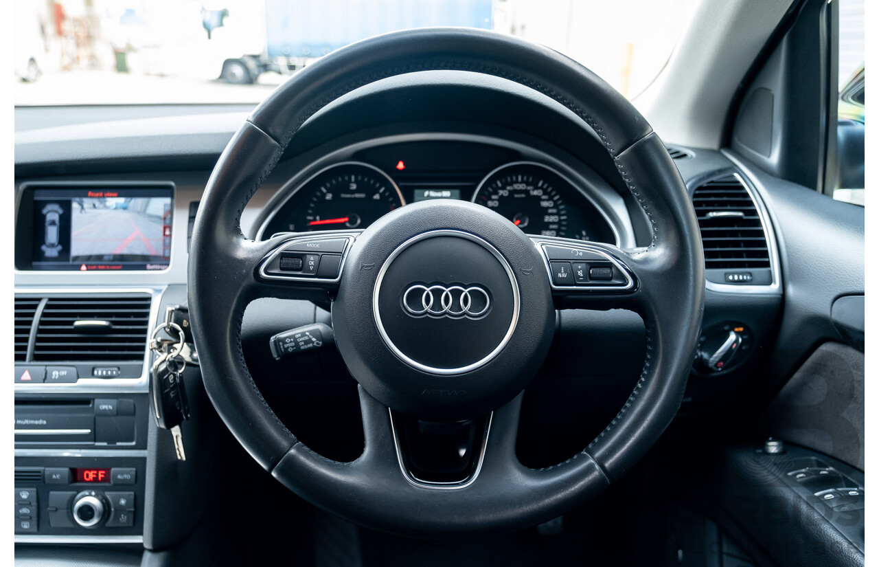 4/2013 Audi Q7 3.0 TDI Quattro MY13 4d Wagon Black Turbo Diesel V6 3.0L - 7 Seater