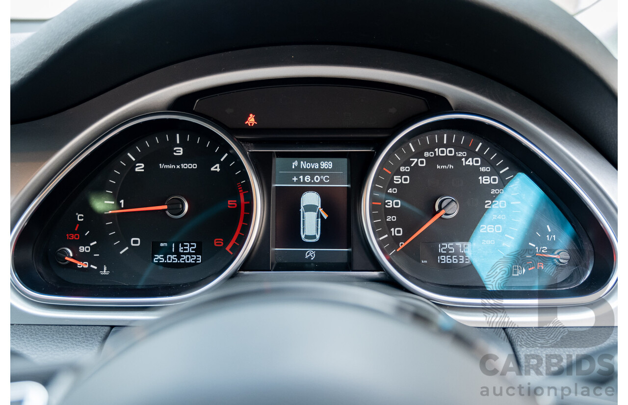 4/2013 Audi Q7 3.0 TDI Quattro MY13 4d Wagon Black Turbo Diesel V6 3.0L - 7 Seater