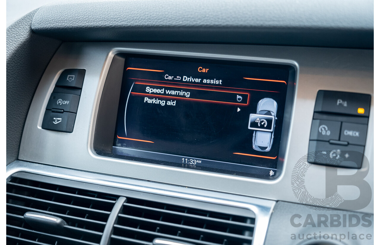 4/2013 Audi Q7 3.0 TDI Quattro MY13 4d Wagon Black Turbo Diesel V6 3.0L - 7 Seater
