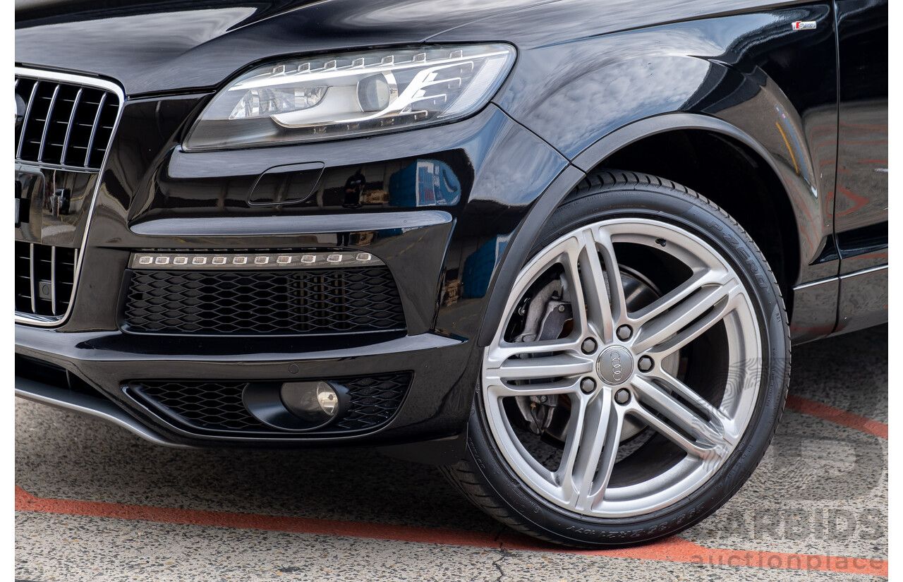 4/2013 Audi Q7 3.0 TDI Quattro MY13 4d Wagon Black Turbo Diesel V6 3.0L - 7 Seater