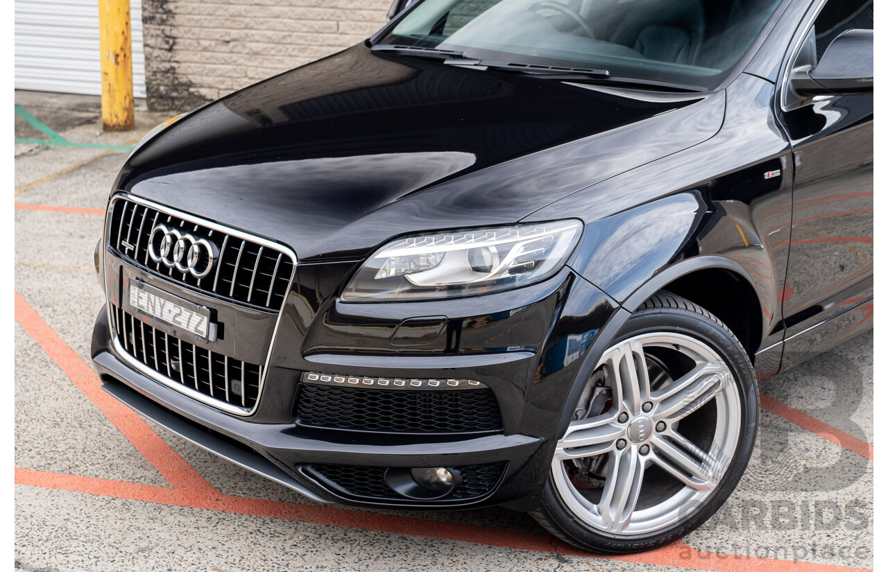 4/2013 Audi Q7 3.0 TDI Quattro MY13 4d Wagon Black Turbo Diesel V6 3.0L - 7 Seater