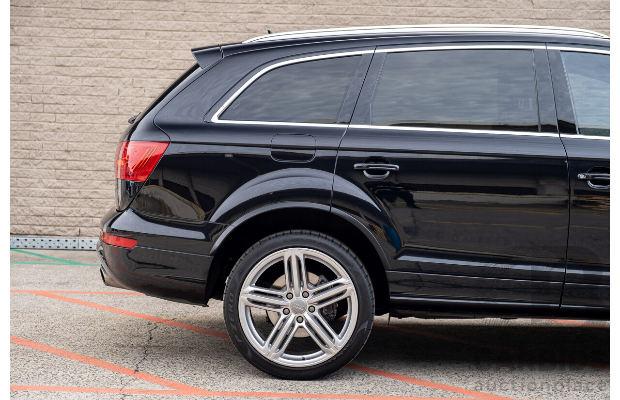 4/2013 Audi Q7 3.0 TDI Quattro MY13 4d Wagon Black Turbo Diesel V6 3.0L - 7 Seater