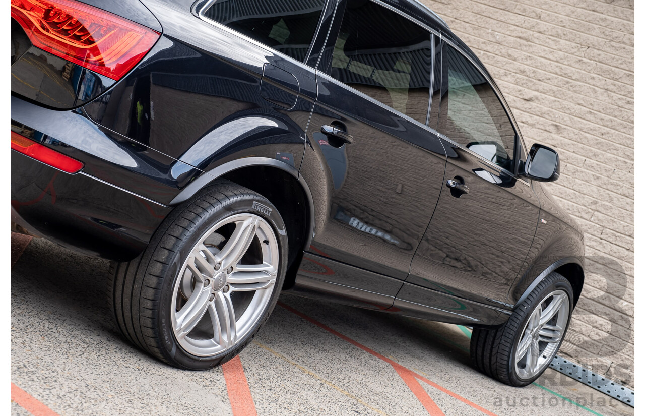 4/2013 Audi Q7 3.0 TDI Quattro MY13 4d Wagon Black Turbo Diesel V6 3.0L - 7 Seater