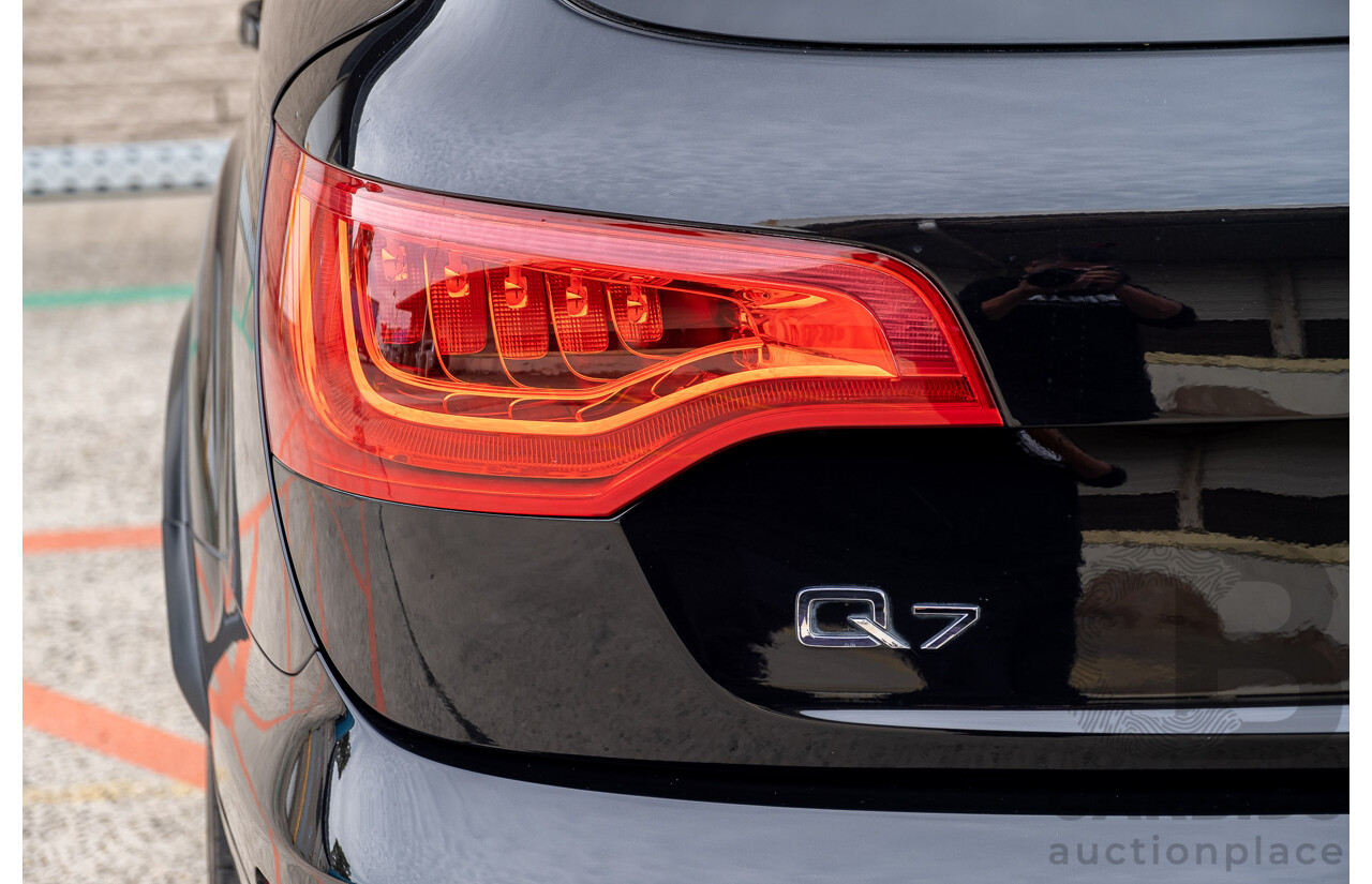 4/2013 Audi Q7 3.0 TDI Quattro MY13 4d Wagon Black Turbo Diesel V6 3.0L - 7 Seater