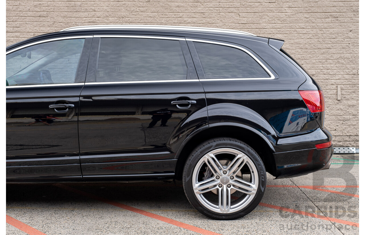 4/2013 Audi Q7 3.0 TDI Quattro MY13 4d Wagon Black Turbo Diesel V6 3.0L - 7 Seater