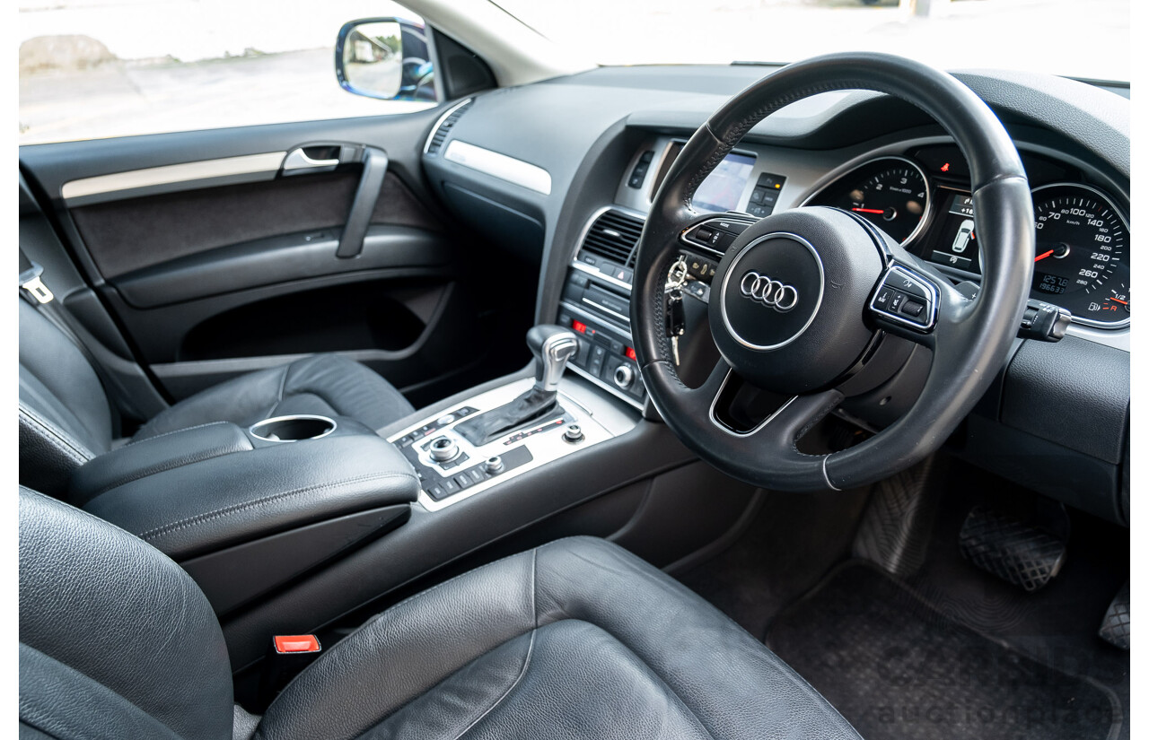 4/2013 Audi Q7 3.0 TDI Quattro MY13 4d Wagon Black Turbo Diesel V6 3.0L - 7 Seater