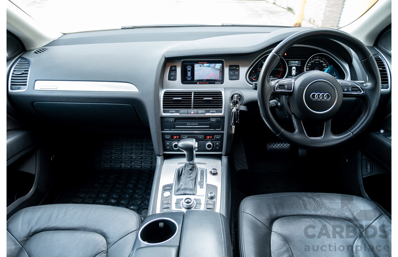 4/2013 Audi Q7 3.0 TDI Quattro MY13 4d Wagon Black Turbo Diesel V6 3.0L - 7 Seater