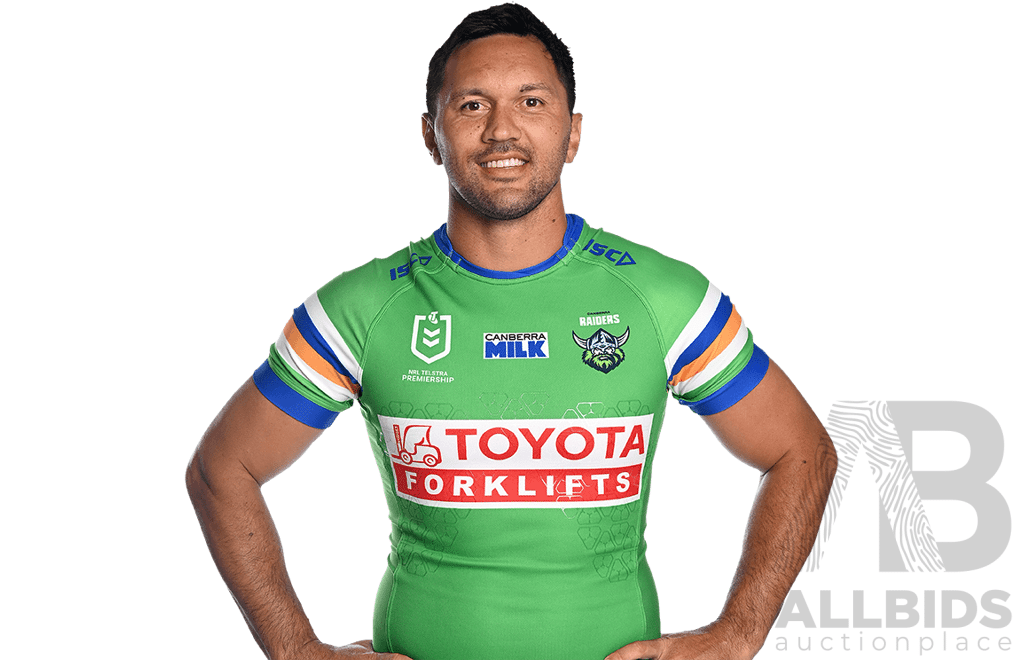 5. Jordan Rapana - Canberra Raiders 2023 Indigenous Jersey - Proceeds Towards Raiders Foundation