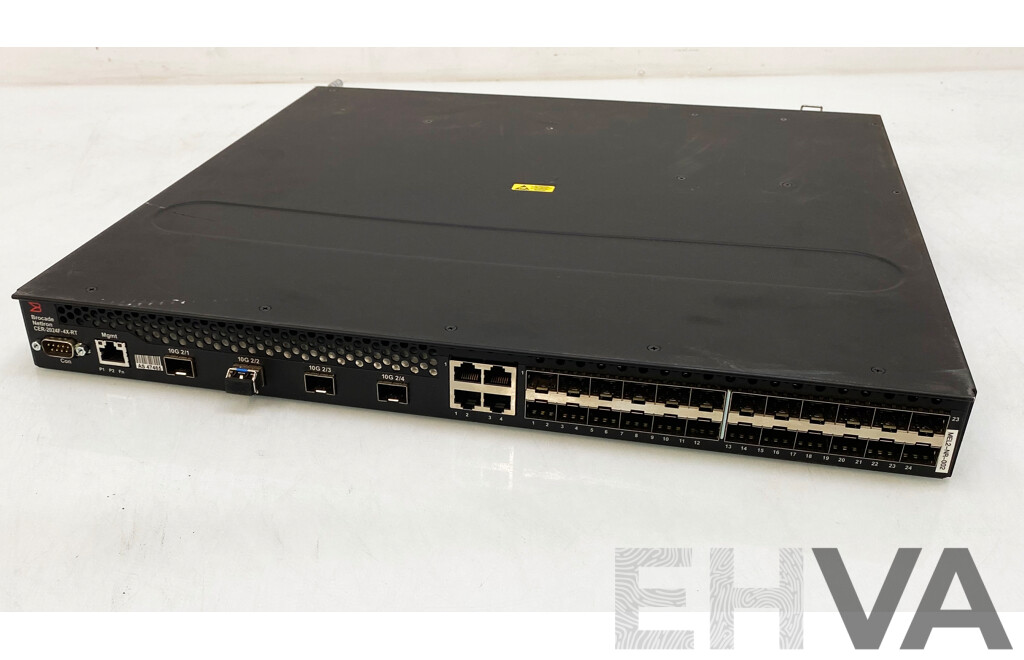 Brocade (CER-2024F-4X-RT) NetIron 24-Port SFP Managed Ethernet Switch