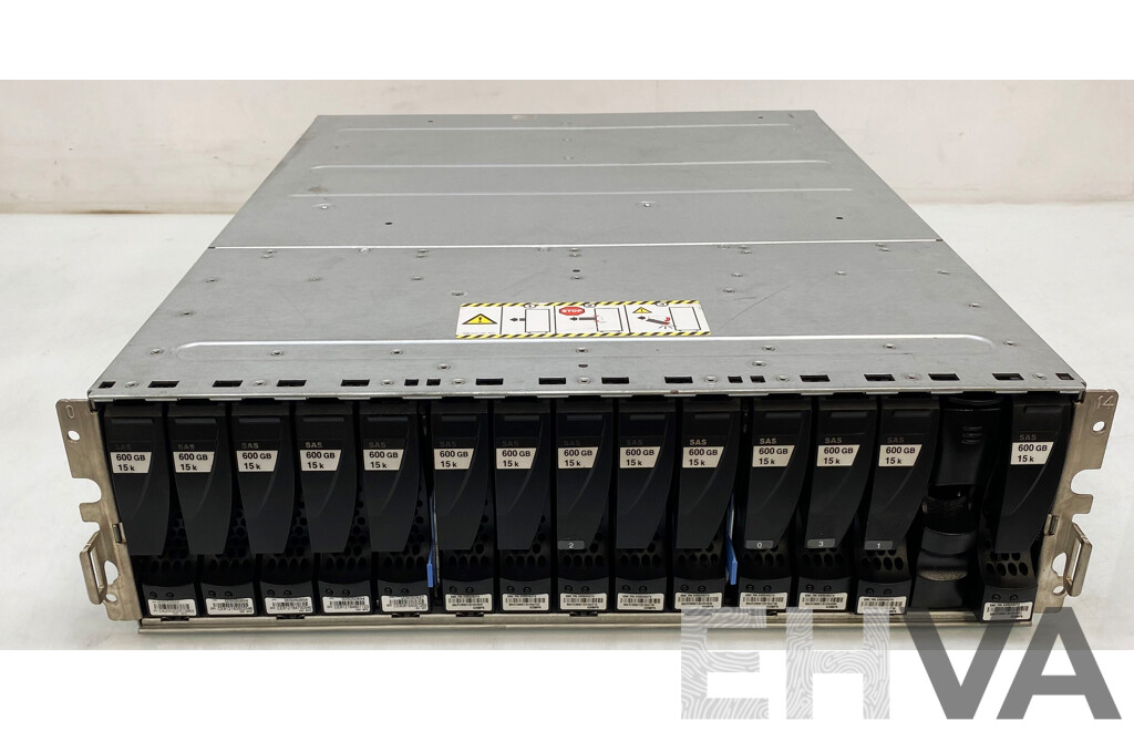 EMC (STPE15) 15-Bay 3RU Hard Drive Arrays W/ 7.2TB Storage & Storage Processors