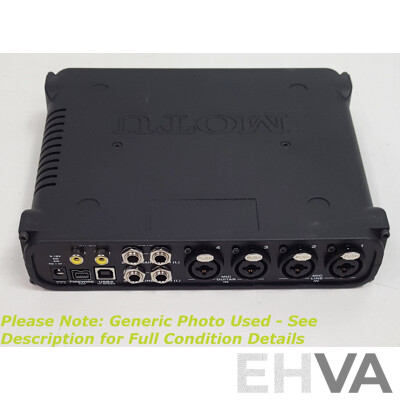 MOTU 4PRE 6-channel USB/FireWire Audio Interface with 4 x Mic Preamplifiers