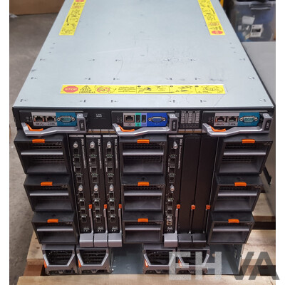 Dell PowerEdge M1000e Chassis w/ 6 x Assorted Dell Blade Servers