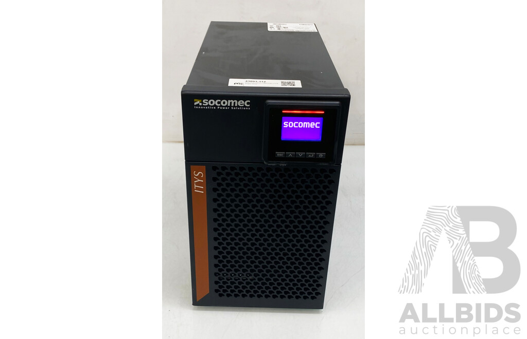 Socomec (ITY3-TW020B) ITYS Tower UPS