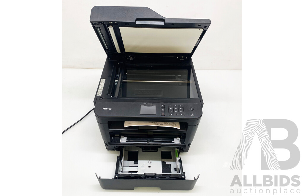 Brother (MFC-L2730DW) Black/White Wireless Multi-Function Mono Laser Printer
