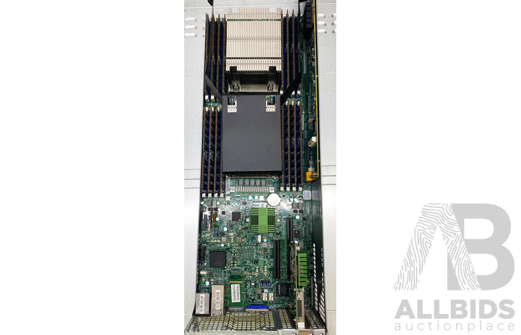 Nutanix (NXS2U2NL12G400) 2RU Dual-Node Server W/ 1x Dual Intel Xeon (2620 V3) 2.4GHz-3.2GHz 6-Core CPU 256GB DDR4 RAM Node