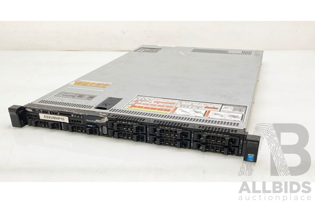 Dell PowerEdge R630 Dual Intel Xeon (E5-2640 V3) 2.60GHz - 3.40GHz 8-Core CPU 1RU Server W/ 512GB DDR4