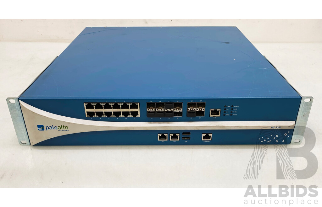 Palo Alto Networks (PA-5050) PA-5000 Series Firewall Security Appliance