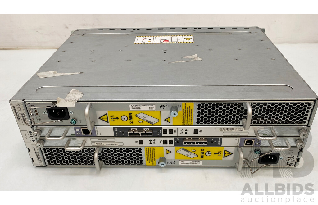 EMC (KTN-STL3) 15-Bay 3RU Hard Drive Arrays W/ 6.6TB Storage & DAE Controller Modules