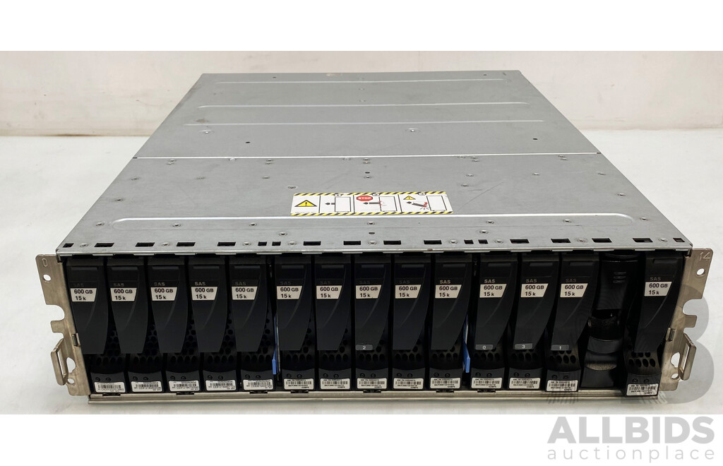 EMC (STPE15) 15-Bay 3RU Hard Drive Arrays W/ 7.2TB Storage & Storage Processors