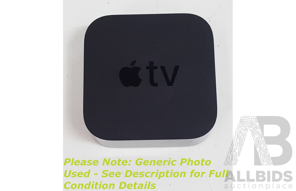 Apple TV (A1625) HD Media Streamer