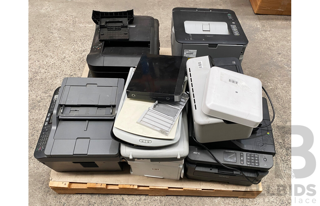 Pallet Lot of Assorted Printers