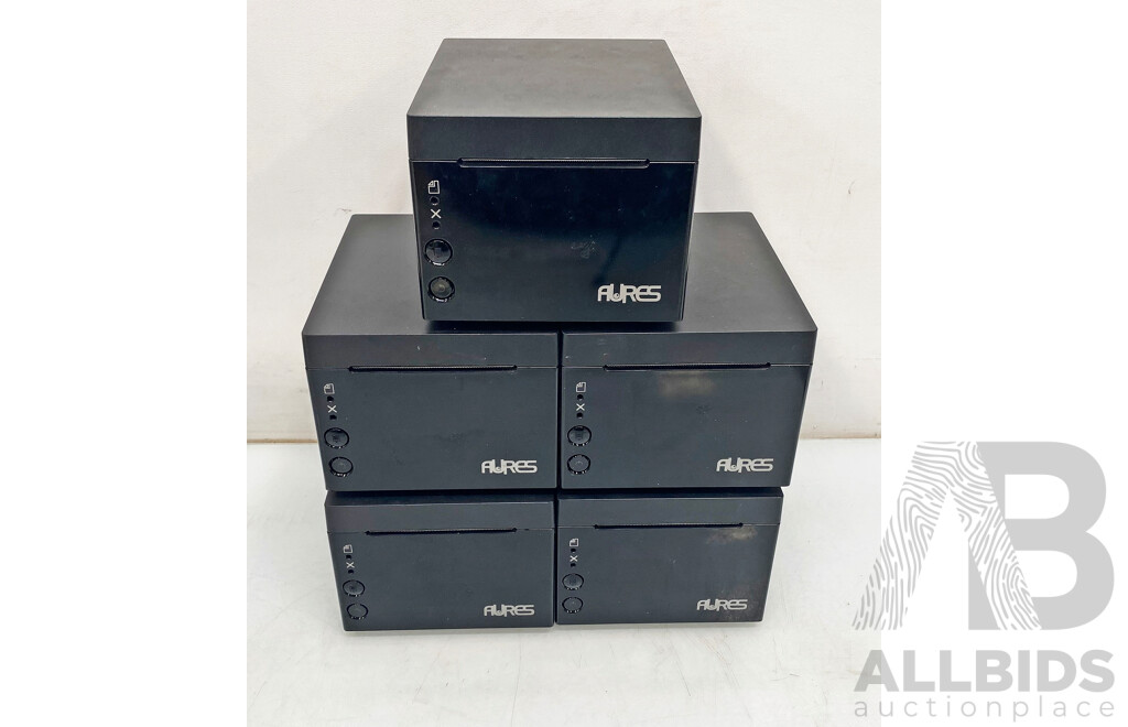 Aures (ODP 333) Compact POS Receipt Printer - Lot of Five