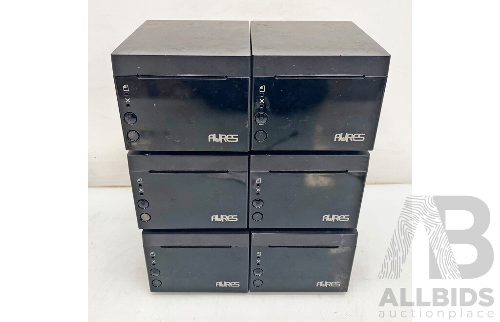 Aures (ODP 333) Compact POS Receipt Printer - Lot of Six