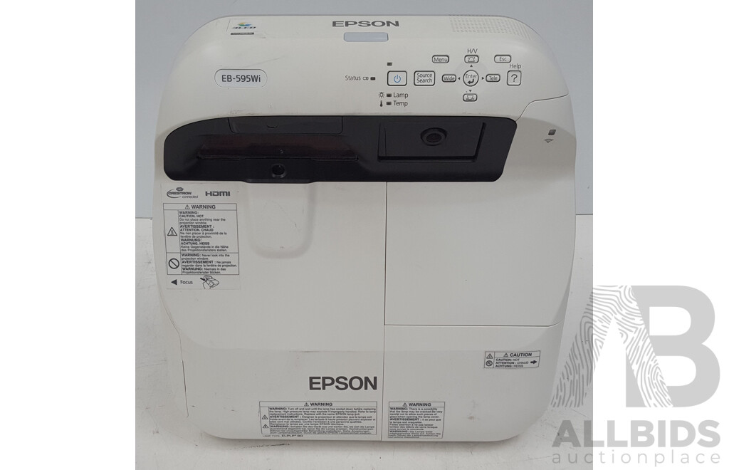 Epson (EB-595Wi) WXGA 3LCD Projector