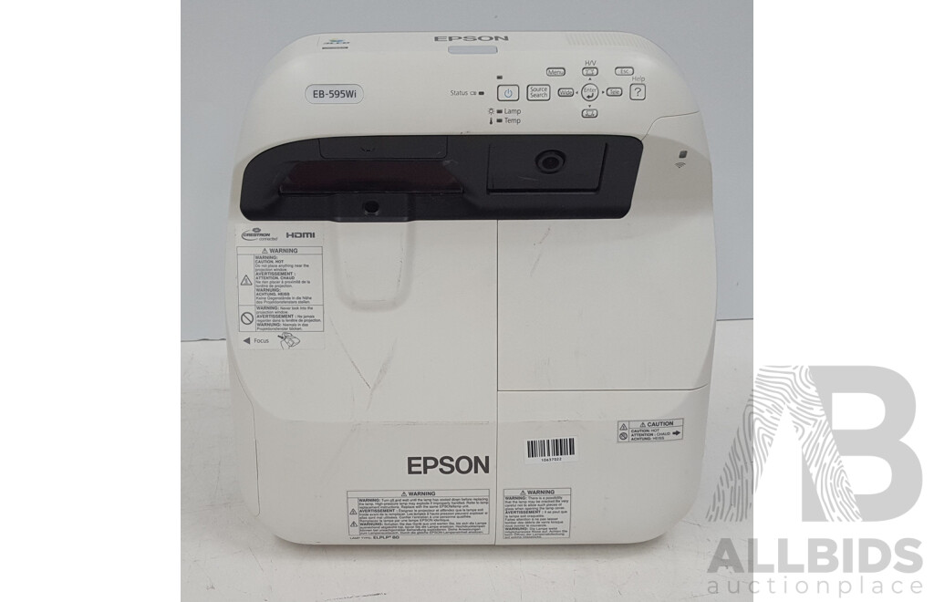 Epson (EB-595Wi) WXGA 3LCD Projector