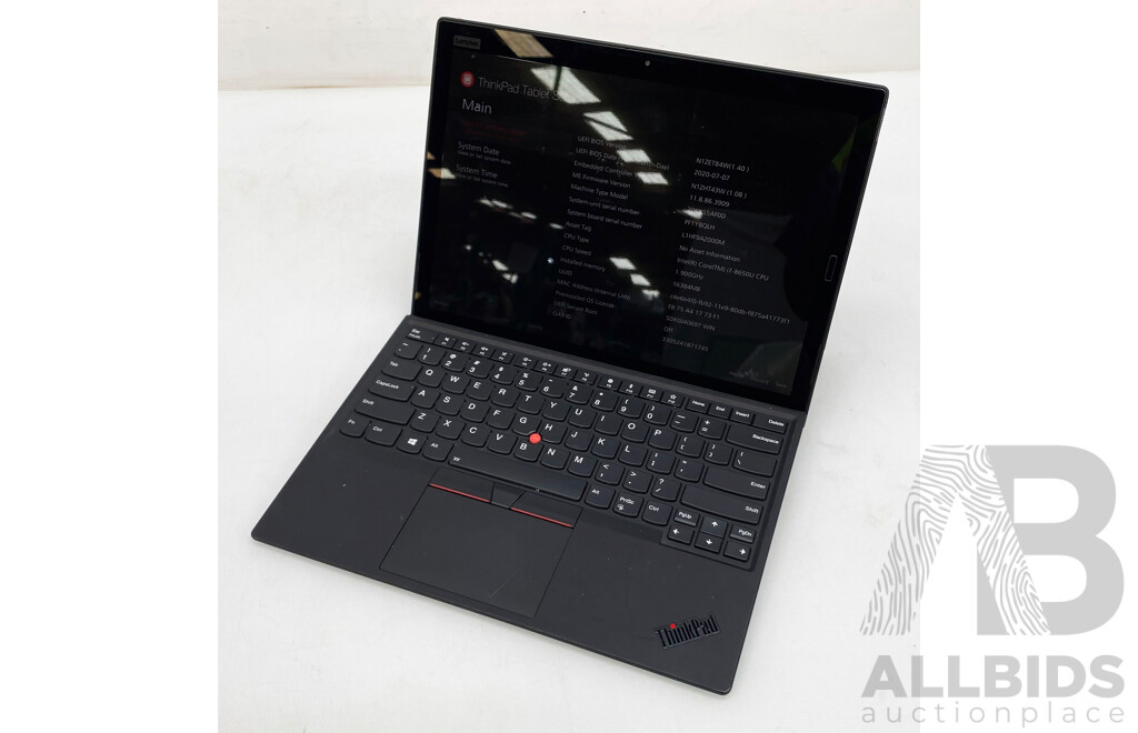 Lenovo ThinkPad X1 Gen3 Intel Core I7 (8650U) 1.9GHz-4.2GHz Quad-Core CPU 14-Inch Detachable Touchscreen Laptop