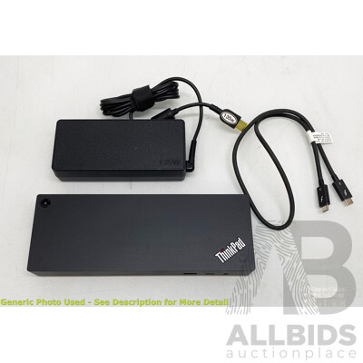 Lenovo (DK1841) ThinkPad Thunderbolt 3 Dock Gen 2 W/ 135W Power Supply