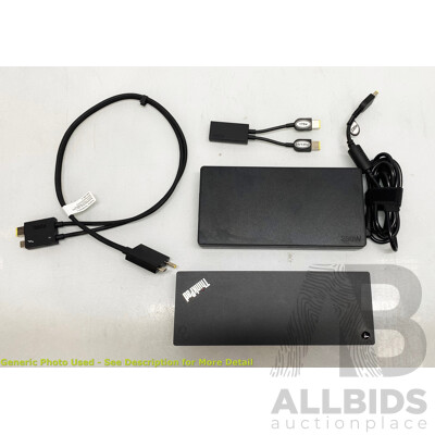 Lenovo (DK1841) ThinkPad Thunderbolt 3 Dock Gen 2 W/ 230W Power Supply