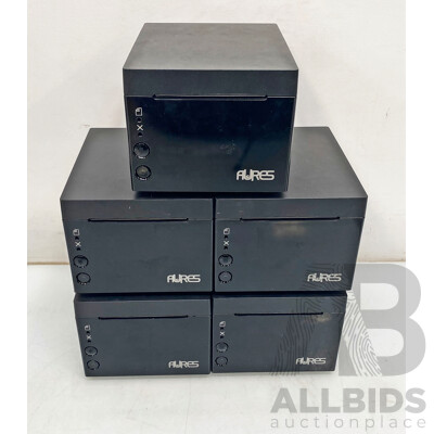 Aures (ODP 333) Compact POS Receipt Printer - Lot of Five