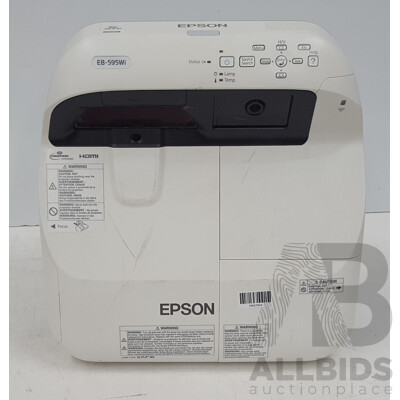 Epson (EB-595Wi) WXGA 3LCD Projector