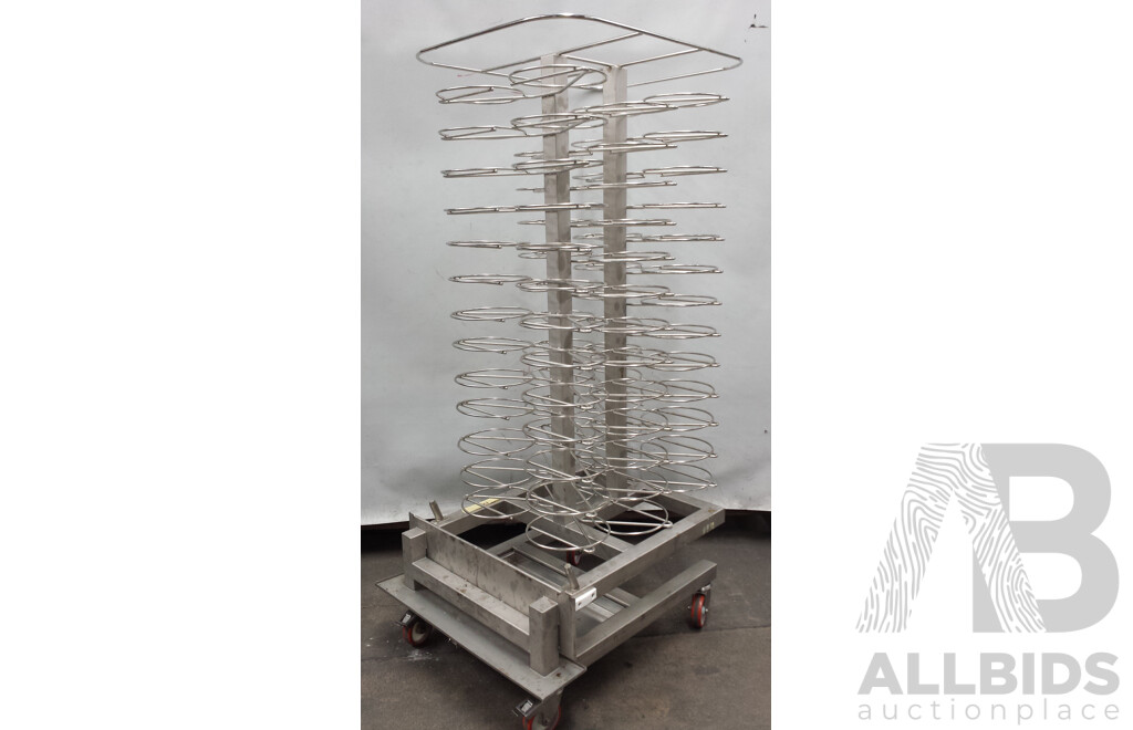 Alto-Shaam Mobile Roll-in Combimate Halo Heat Holding Cabinet with Mobile Stainless Steel Plate Cart