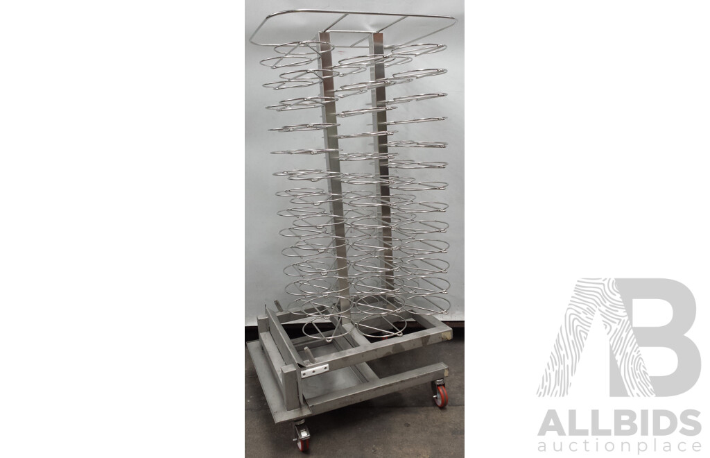 Alto-Shaam Mobile Roll-in Combimate Halo Heat Holding Cabinet with Mobile Stainless Steel Plate Cart