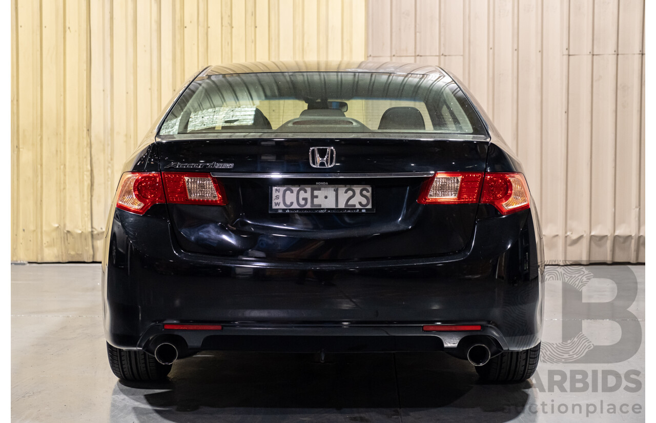 2/2012 Honda Accord EURO 10 MY12 4d Sedan Black 2.4L