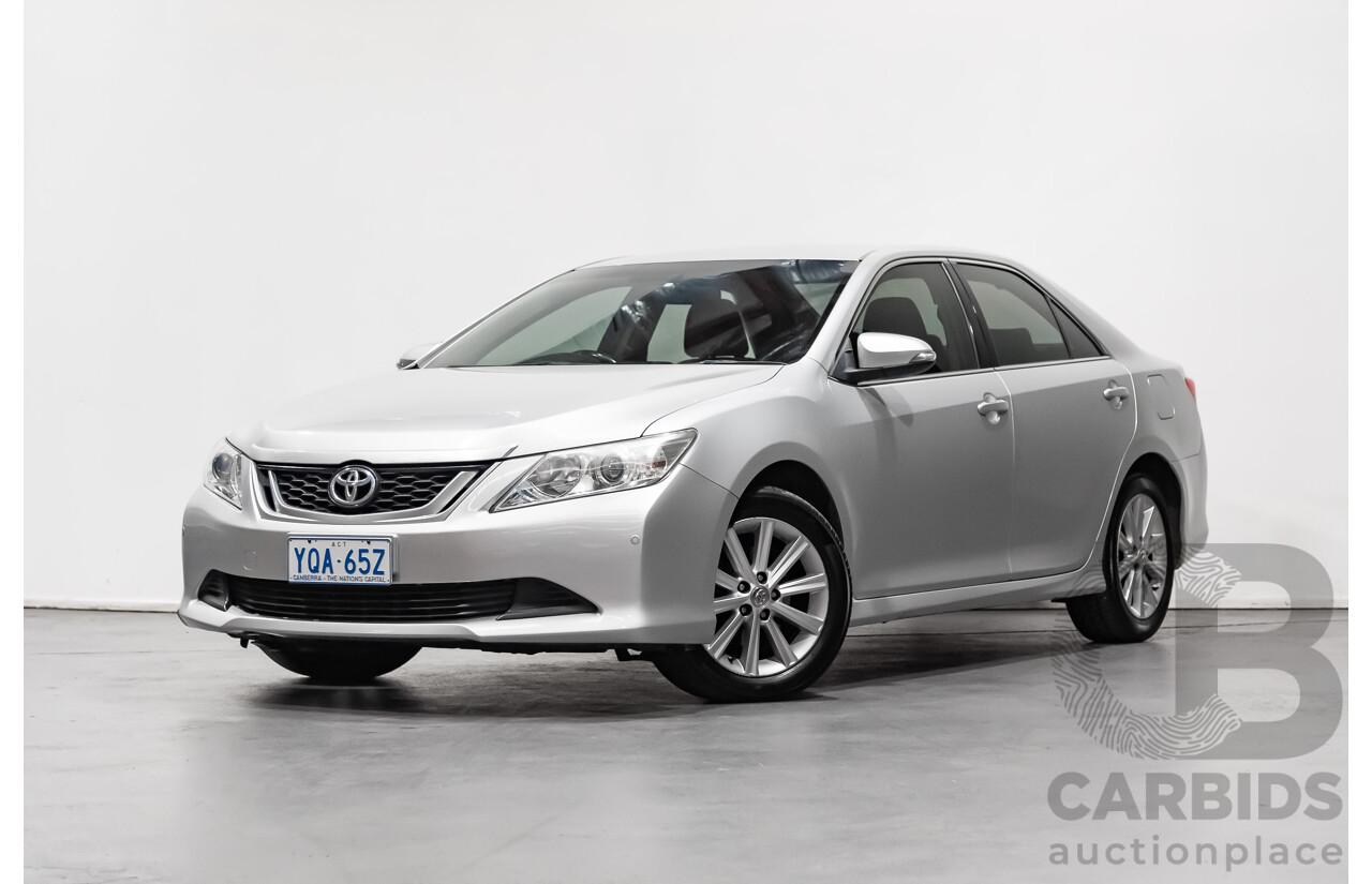 7/2017 Toyota Aurion AT-X GSV50R 4d Sedan Silver 3.5L